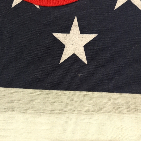 AUTHENTIC CLASSIC PACIFIC SURF TANK TOP Stars and Stripes Size M Medium -484 - Picture 5 of 6